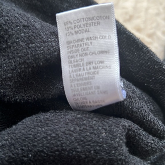 STANDARD James Perse long sleeve cowl top in charcoal grey 
Size 2/ small-medium - Picture 8 of 15